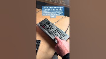 Beware of the 90s time warp! #jd08 #jd800 #vintagesynth #dawless #moogaudio
