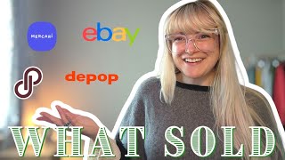 What Sold 💰 Fast Flips on Poshmark, eBay, Depop & Mercari | Full Time Reseller