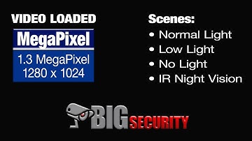 Security Camera Sample Video - 1.3 Megapixel CMOS 1920 x 1080