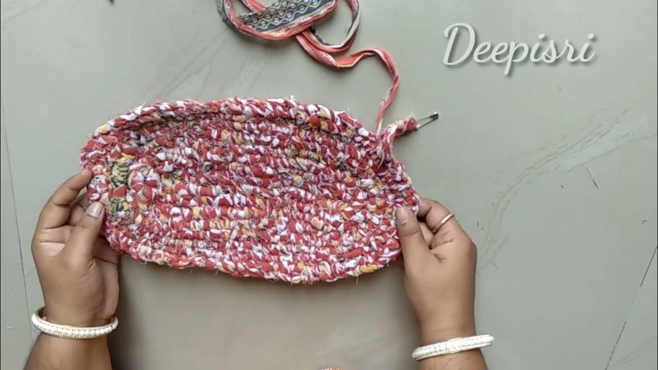 10நிமிடத்தில் பழைய புடவையில் Doormat Ready How to make old saree