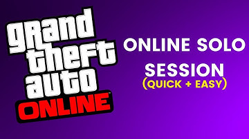 GTA V Online: How to get into a Solo Public Session on your own - (Quick & Easy)
