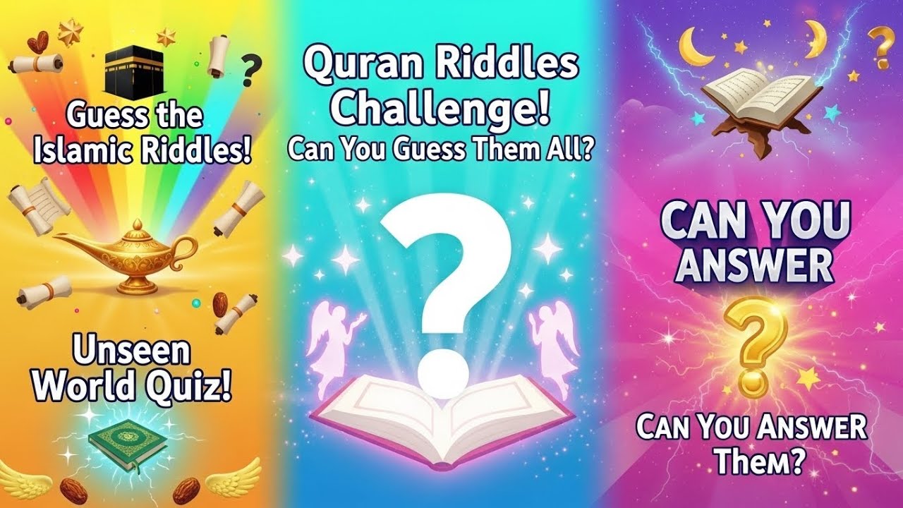 Quran Riddles Challenge | Quranic Mysteries: Riddles About Prophets ...