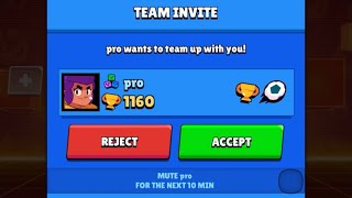 When pro invites you in brawl stars….