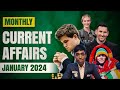 January monthly current affairs 2024  all competitive exams  animation