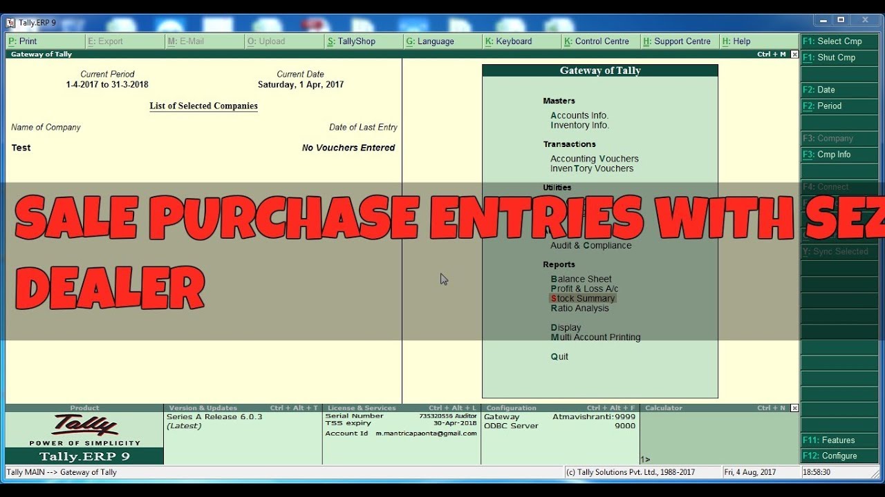 tally sales to how in entry gst AND SEZ ENTRY PURCHASE GST TALLY IN UNDER SALES INVOICE tally sales to how in entry gst AND SEZ ENTRY PURCHASE GST TALLY IN UNDER SALES INVOICE