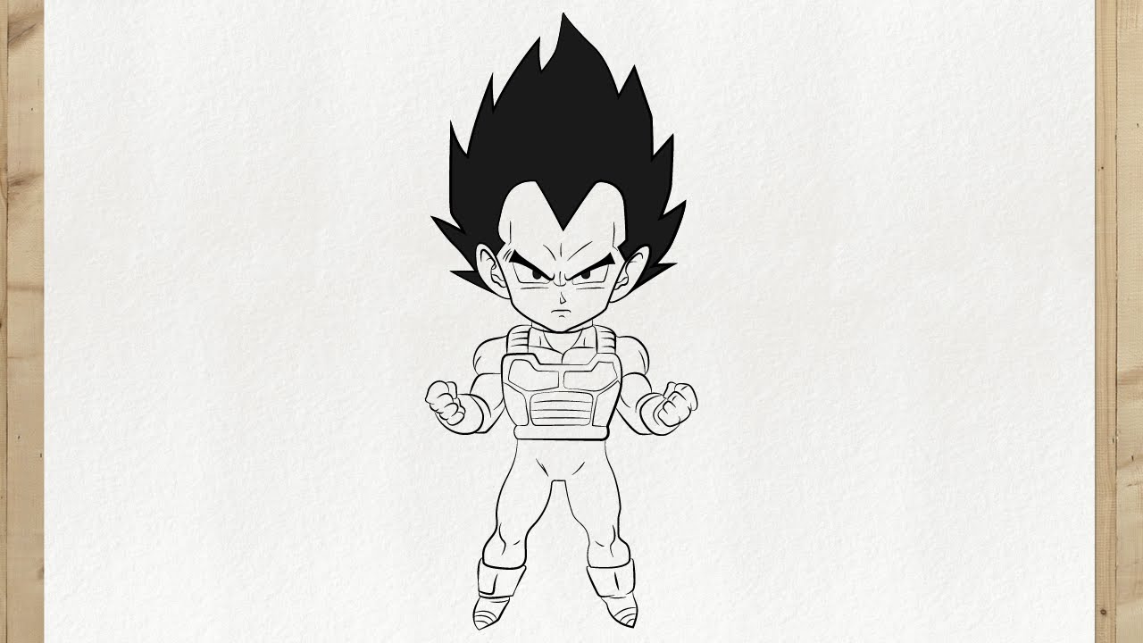 Goku para colorir  Goku desenho, Esboço de anime, Vegeta desenho