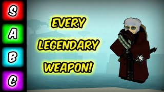 Ranking EVERY LEGENDARY WEAPON in Deepwoken!