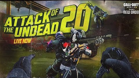 How to Win Every Game Attack Of The Undead! COD MOBILE