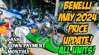Benelli Motorcycle April 2024 Price Update Philippines! All Units Langga Gail