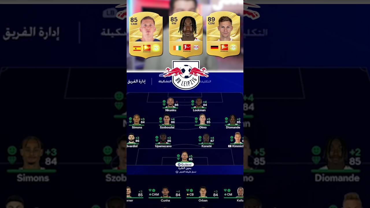 رجعت اقوى لاعبين لايبزيغ للفريق والنتيجة؟😨