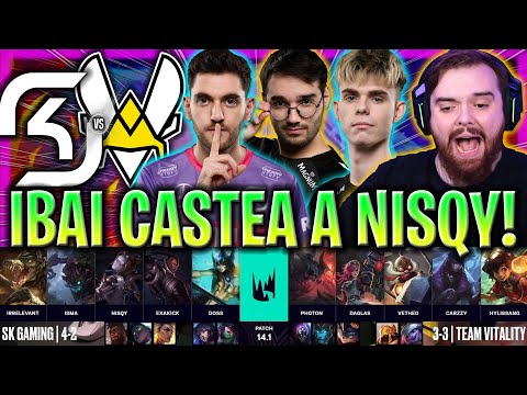 IBAI CASTEA A NISQY CONTRA VITALITY! - SK vs VIT LEC INVIERNO 2024 ESPAÑOL LVP