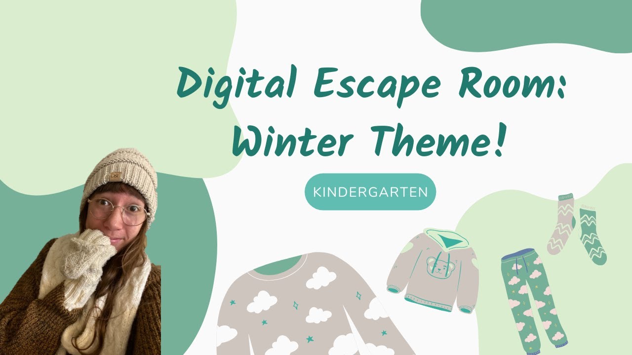 Winter Digital Escape Room Kindergarten Math YouTube