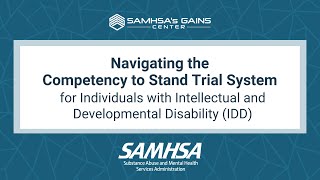 Competence to Stand Trial and IDD