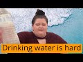 Amber drinks water and bingos- She's SOOOO proud