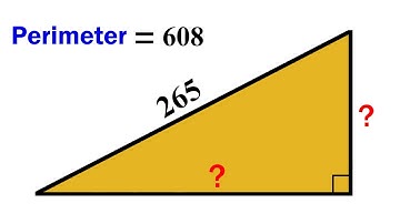 Math Olympiad | Find the missing side lengths of the Triangle | Important Geometry skills explained