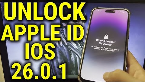 How To Remove iCloud Bypass iOS 26.0.1 Locked To Owner iPhone 16 11 12 13 14 15 17
