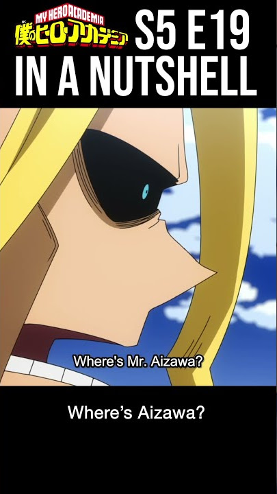 NEWS: My Hero Academia Season 5 Episode 19 will cover Aizawa's backstory  with his dead friend Shirakumo Read on: dQw4w9WgXcQ - iFunny Brazil