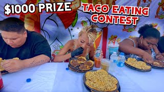 $1000 PRIZE TACO EATING CONTEST on Tacoman25th in Los Angeles, CA!! #RainaisCrazy