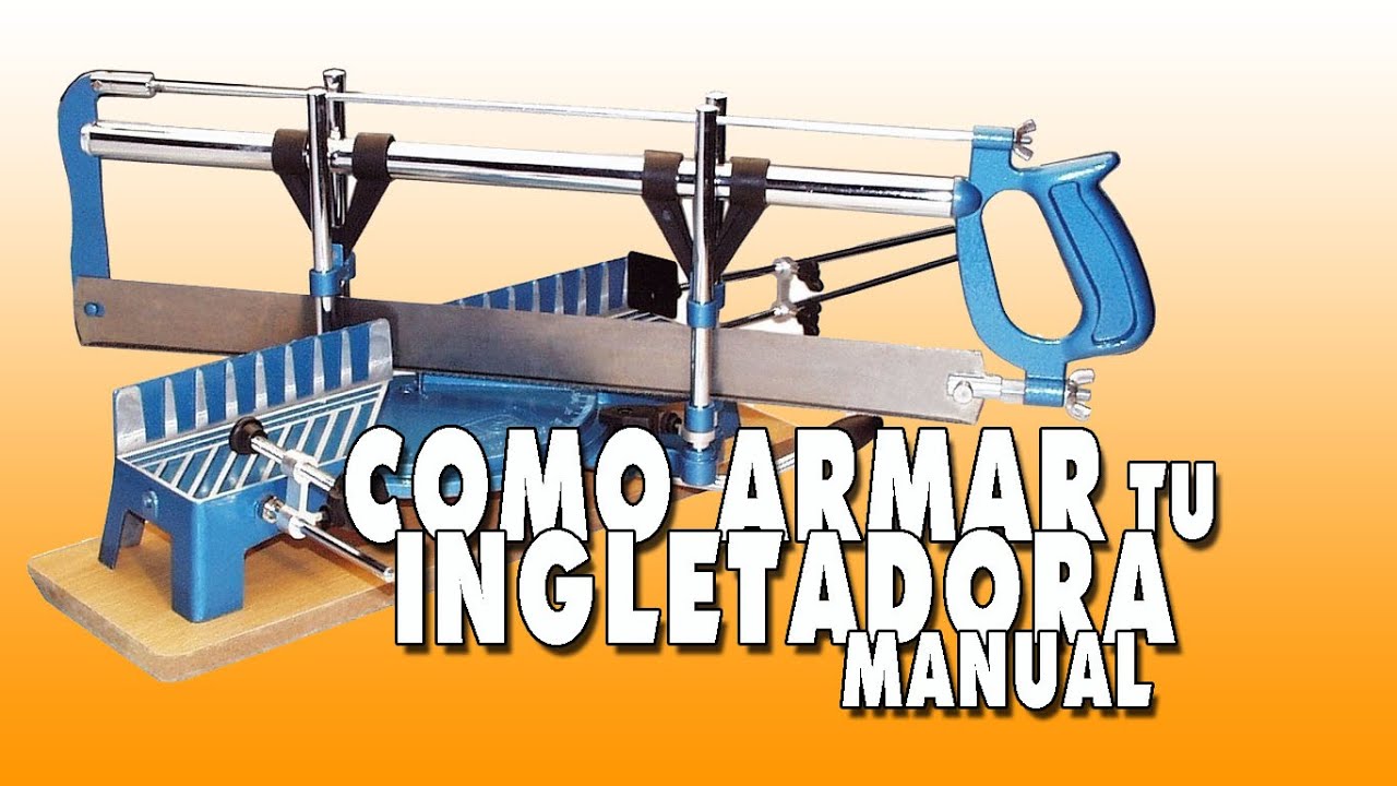 Como Armar tu Ingletadora Cortar Madera Facil Manualmente #carpinteria  #manualidades #bricolage 