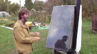 Http://www.permies.com a solar food dehydrator / dryer made from dead
freezer. brian kerkvliet inspiration farm in bellingham, washington
gives us t...