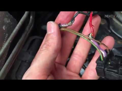 Repaired wiring and installed immobilizer in my Mercedes 300E-24