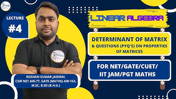 Linear Algebra | Determinant of Matrices | PYQ