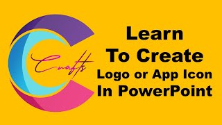 How to design a logo in MS PowerPoint - Create an App Icon in Microsoft PowerPoint screenshot 3