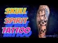 Avantgarde skull spirit tattoo by uberderek  geometric sketch graphic arts