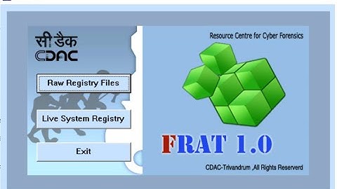 Digital and Cyber Forensic Tools| F-RAT Installation