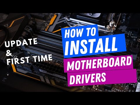 How do I know if my motherboard driver is installed?