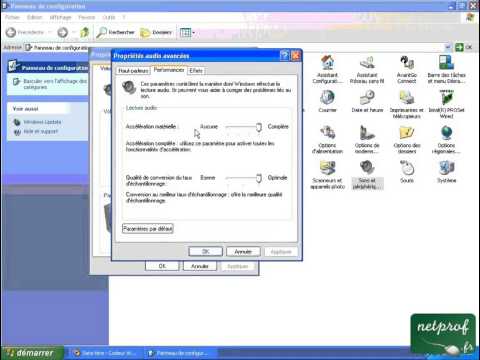 Vidéo: Comment Restaurer Le Son Sous XP