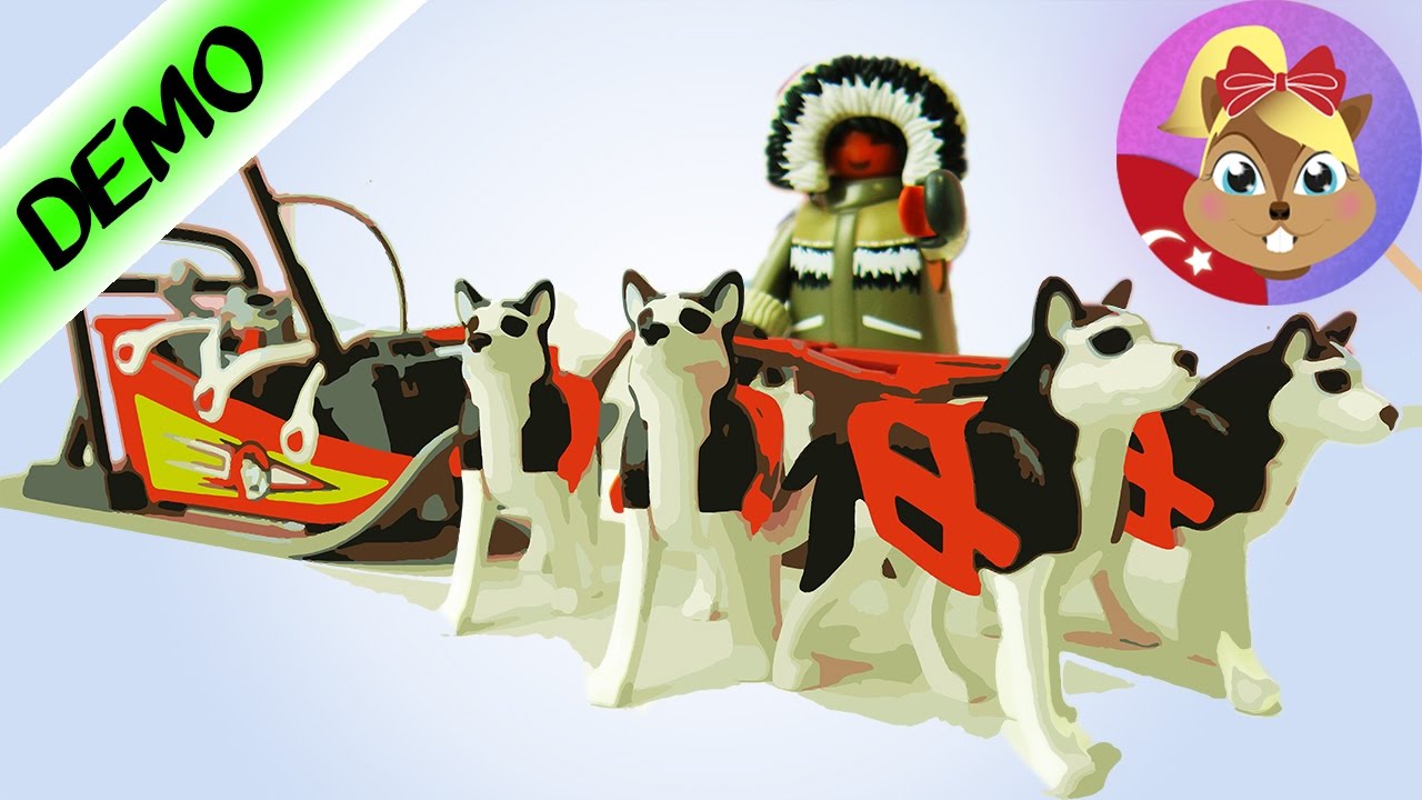 Playmobil Oyuncak Turkce Eskimo Ve Kopek Kizagi Degerli Hazineler Harika Oyuncak Youtube