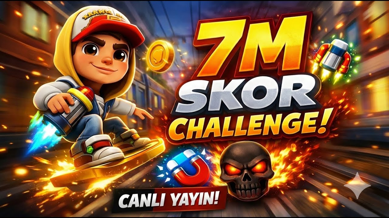CANLI 🔴 7M SKOR CHALLENGE 🔴 SUBWAY SURFERS