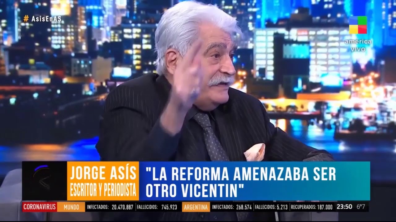 Jorge Asís mano a mano con Novaresio (12/08/20)