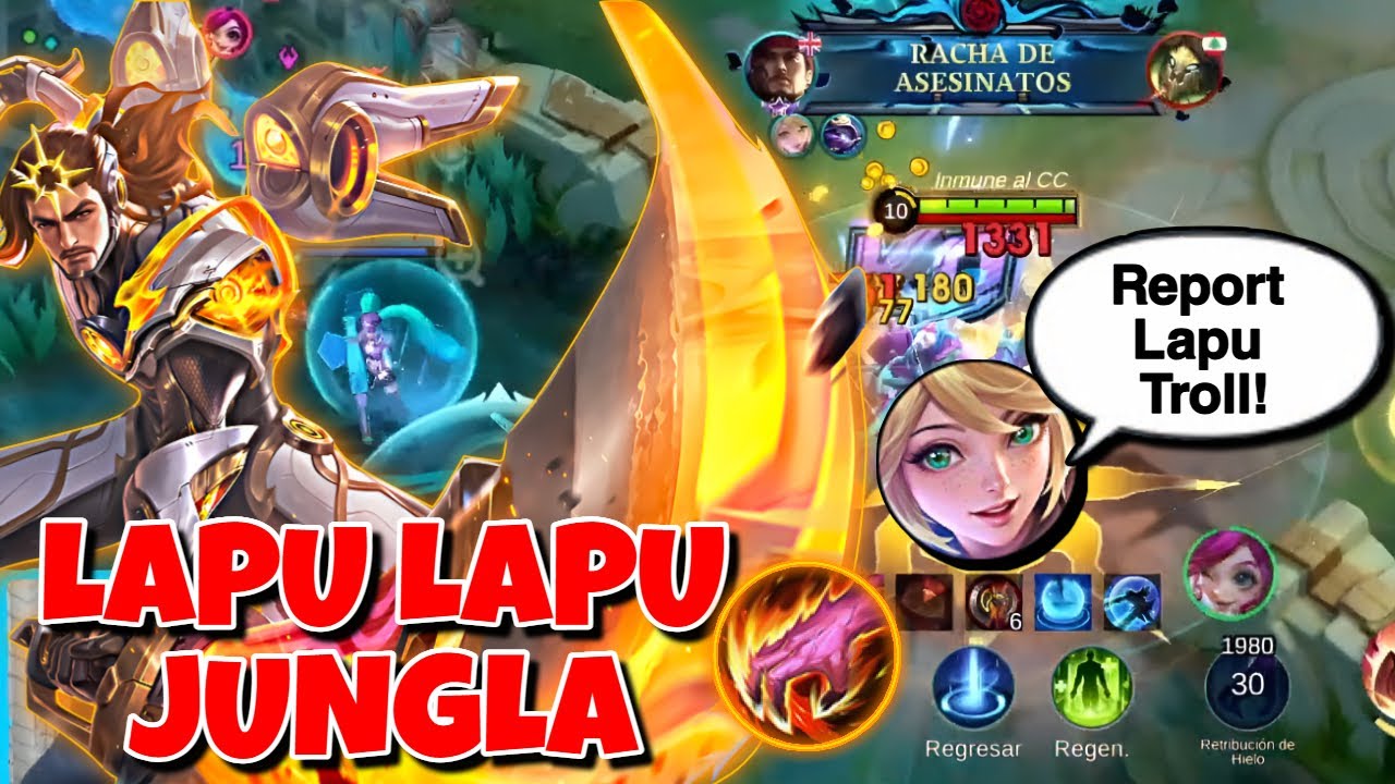 ME LLAMARON TROLL POR SACAR ESTE JUNGLA Y TERMINARON CARREADOS... MLBB ESP