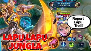 ME LLAMARON TROLL POR SACAR ESTE JUNGLA Y TERMINARON CARREADOS... MLBB ESP