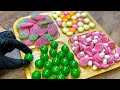 Filling platter with sweets 🤩 Satisfying video