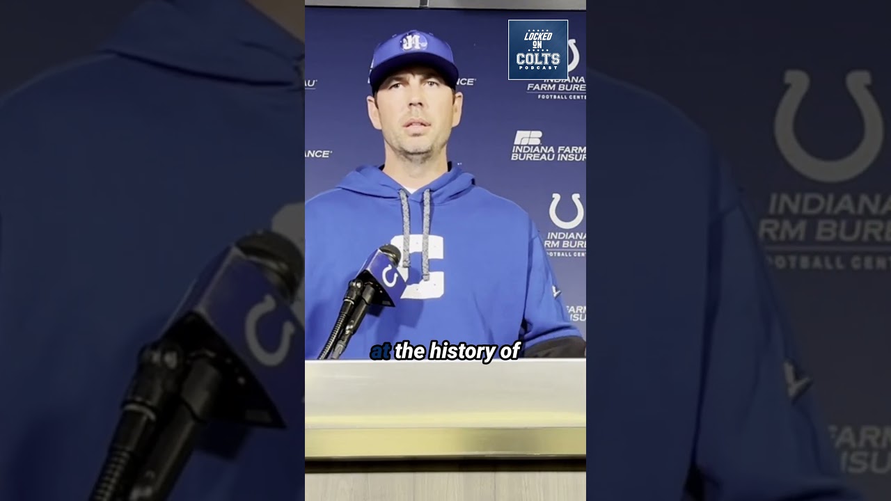 Indianapolis Colts’ Shane Steichen Talks Daniel Jones’ Recovery