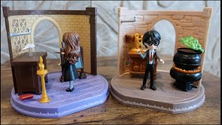 Harry Potter Magical Minis Classroom Toy Review | Potions & Charms Sets with Harry & Hermione!