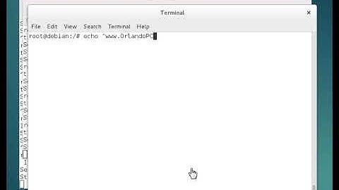 echo - Display a Message On Screen [Debian Linux]