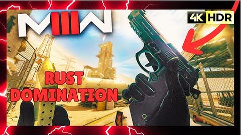 Call of Duty Modern Warfare 3 Domination RUST Gameplay MW3 - 4K