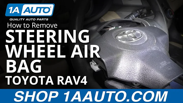 How to Remove Steering Wheel Air Bag 05-16 Toyota RAV4