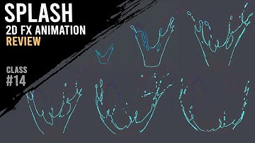 Splash/Liquid animation review ["Basics of 2D FX" course]