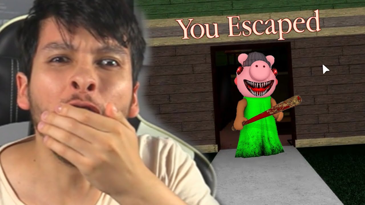 Final Capitulo 1 Escape De La Casa De Piggy En Roblox Piggy - escapando da piggy na escola roblox piggy granny youtube