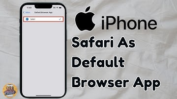 How To Set Safari as Default Browser on iPhone (2025 Settings Guide)