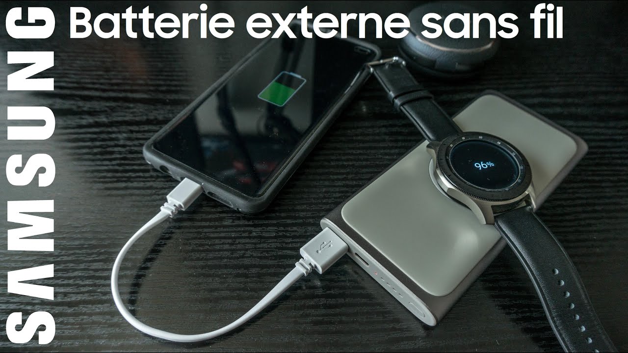 Batterie Externe 10A Charge ULTRA rapide SANS FIL INDUCTION 25W USB typeC