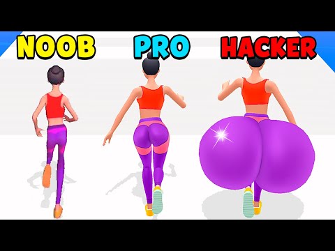 NOOB vs PRO vs HACKER - Twerk Race 3D