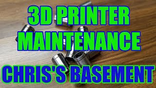 3D Printer Maintenance  Linear Bearings  Prusa Bear  Chris's Basement