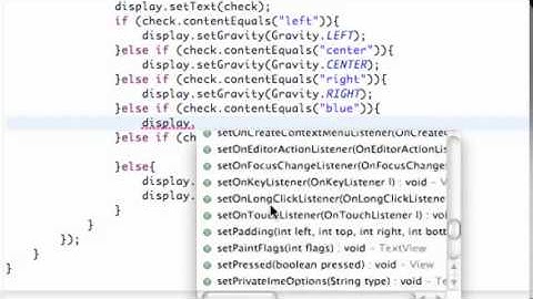 Android Application Development Tutorial   30   Setting Color of a TextView in Java