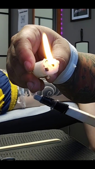 How to set up a tebori tattoo tool. #japanesetattoo #tebori #irezumi #tattooartist #dragontattoo